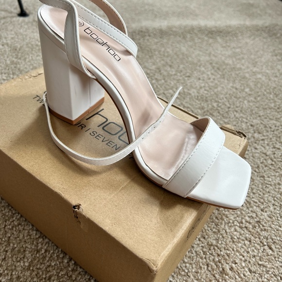 BRAND NEW WHITE HEELS - Picture 2 of 5